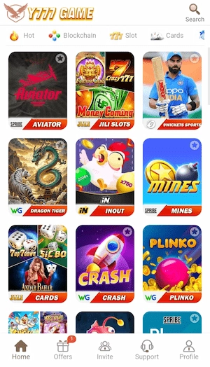 Games in Y777 Game 