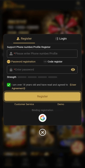 Register in W567 Game